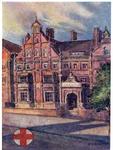 Postcard view of exterior of Michie Hospital, Queen's Gate, London