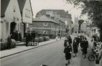 Group of Officers marching past Officers and Officials from Farnham Division, Surrey