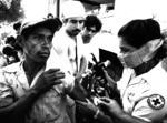A Nicaraguan Red Cross volunteer administering vaccines following an earthquake in Nicaragua