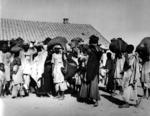 A group of refugees from East Punjab arriving at Walton Refugee Camp in Lahore, Pakistan. (Same as IN2117)