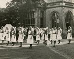 Inspection of Junior Detachments at Uphill Manor by Mrs Ridley and Mrs Graves-Knyfton