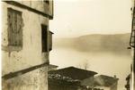 Black and white photograph of the view from Bishop's House in Kastoria - Balkan War 1912-1913