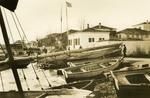 Black and white photograph of the Port Captain's house in Preveza - Balkan War 1912-1913