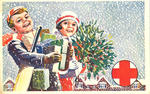 Colour postcard of the Junior Red Cross December 1959