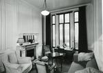 Black and white photograph of the interior of the VAD Ladies Club Cavendish Square