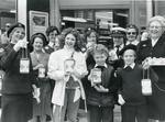 Black and white photograph used in Red Cross News featuring Bonnie Langford