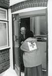 Black and white photograph of welfare service at Croxley Green Hertfordshire