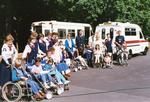 Colour photograph of a holiday for disabled children in Buckinghamshire