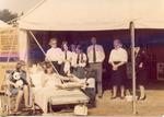 Colour photograph of a 'Nursing for the Family' demonstration at the Kent County Show in Maidstone 1976