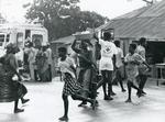Black and white photograph for World Red Cross Day 1978 - volunteers in road safety in Ghana