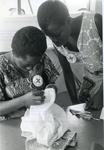 Black and white photograph for World Red Cross Day 1980 - The Tongolese Red Cross Development Aid Programme