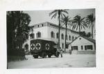 Black and white photograph of the British Military Hospital at Benghazi