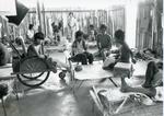 Black and white photograph of Khao-I-Dang Hospital in Thailand