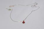 Necklace with Red Cross emblem pendant