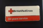 British Red Cross 80 Years Service Badge