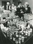 Members of the Norfolk Branch of the British Red Cross preparing Food Parcels