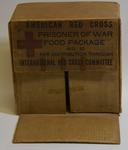 Food parcel provided by the American Red Cross for Prisoners of War