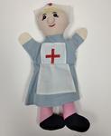 Red Cross nurse hand puppet